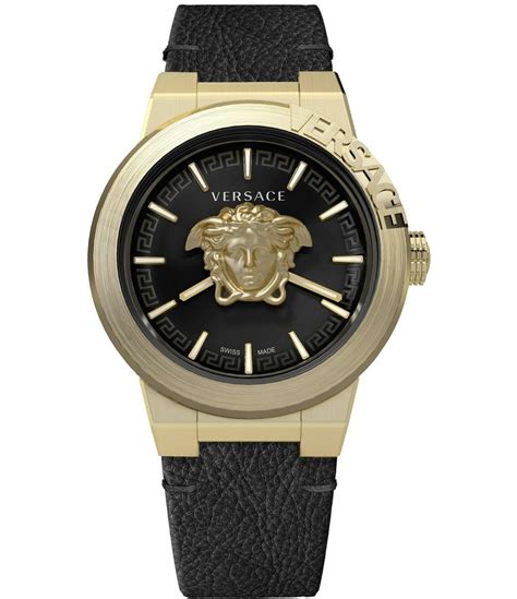 versace lether medusa men|Versace mens medusa infinite strap.